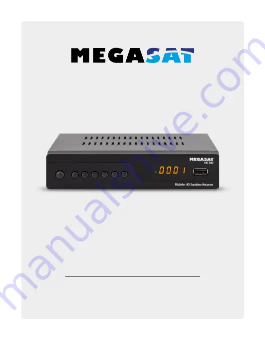 Megasat HD 390 User Manual Download Page 1