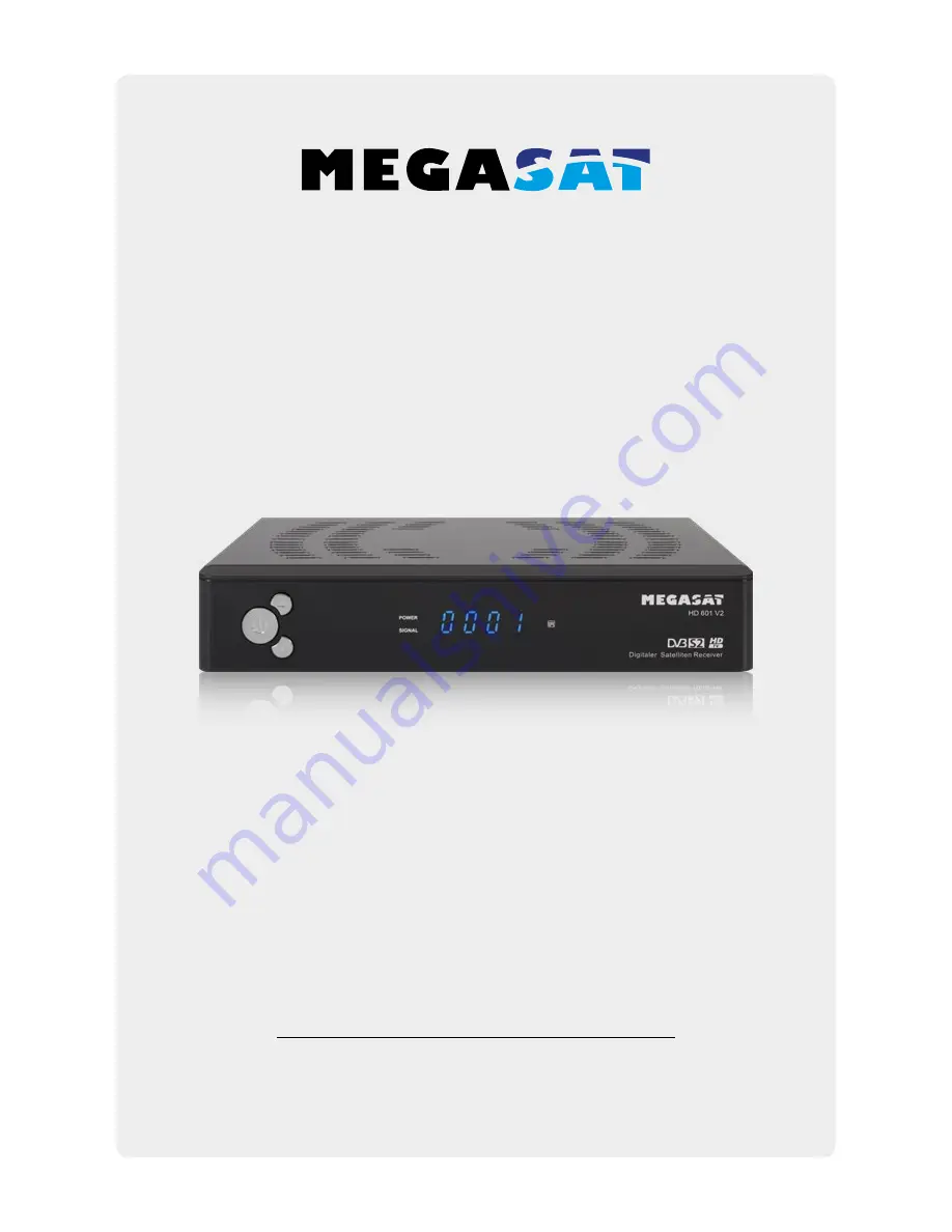 Megasat HD 601 V2 User Manual Download Page 1