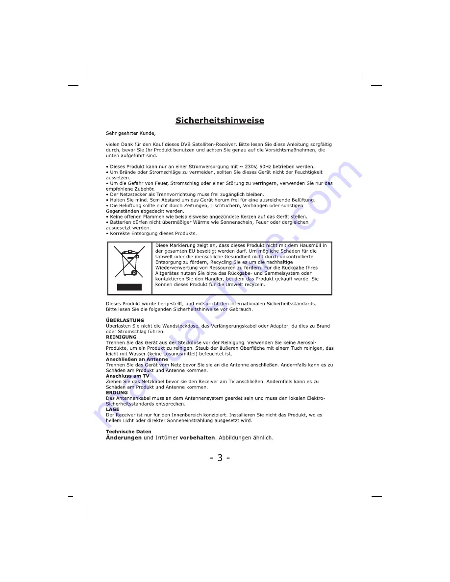 Megasat HD570 User Manual Download Page 3