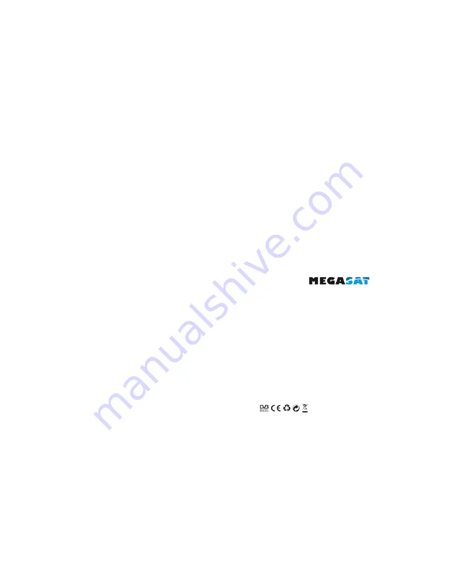 Megasat HD900CI User Manual Download Page 1