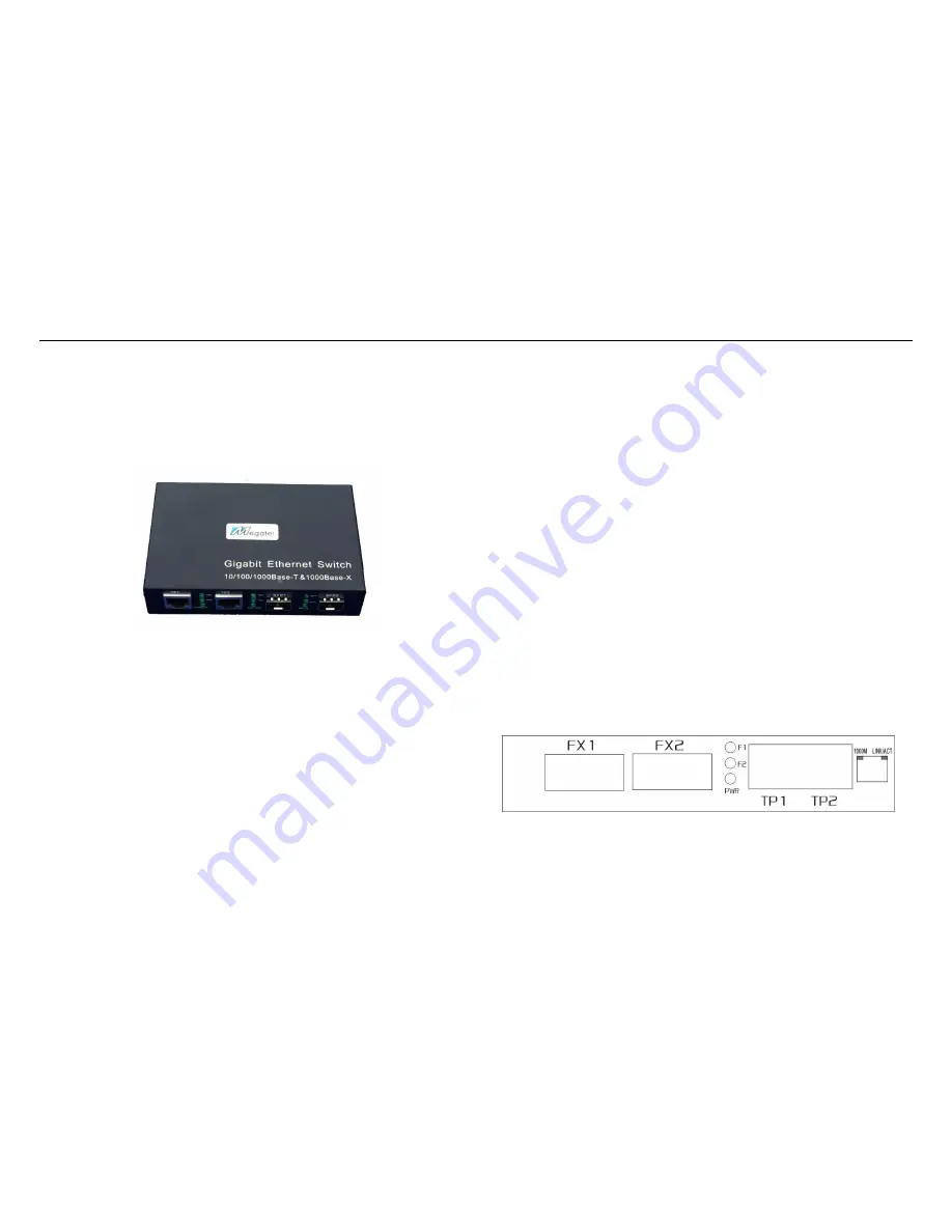 Megatel SW-2GT-2SFP User Manual Download Page 1