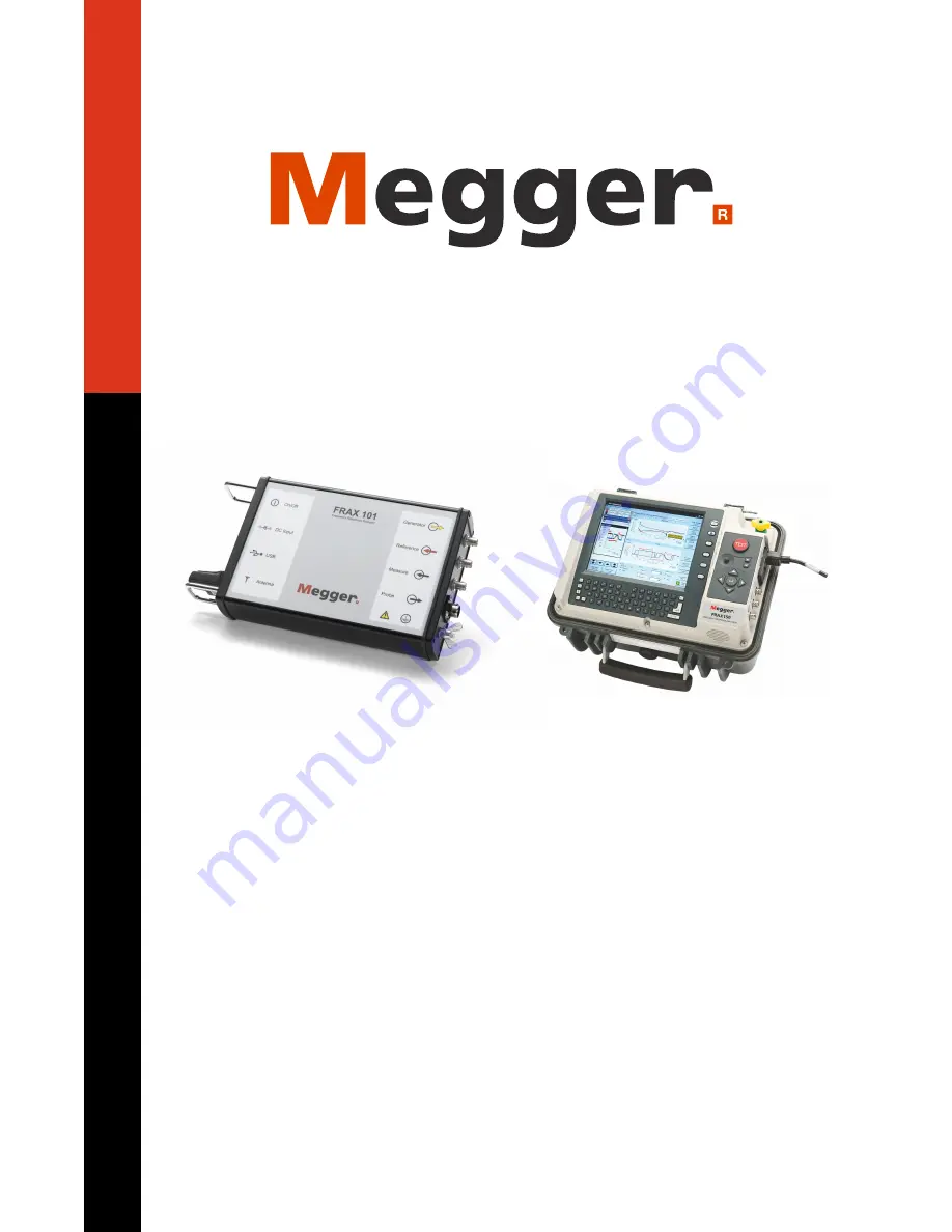 Megger frax 101 User Manual Download Page 1