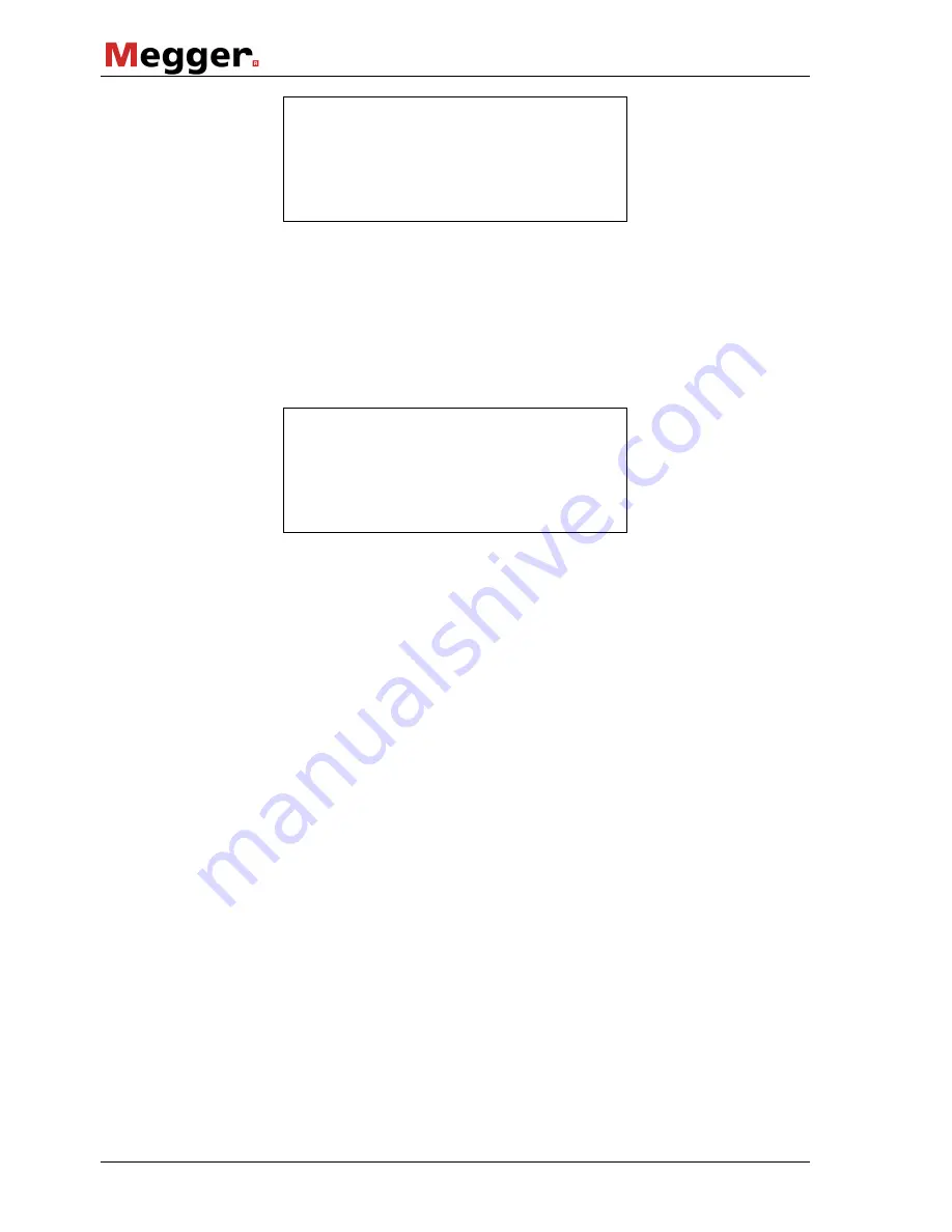 Megger TDS40 Operating Manual Download Page 34