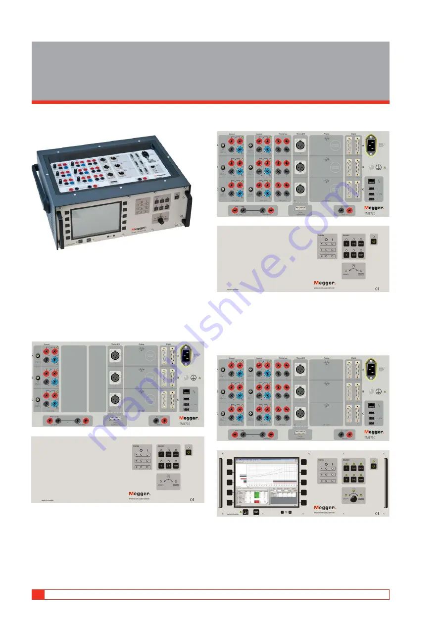 Megger TM1700 Series Скачать руководство пользователя страница 16