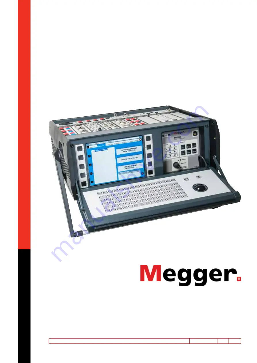 Megger TM1800 User Manual Download Page 1