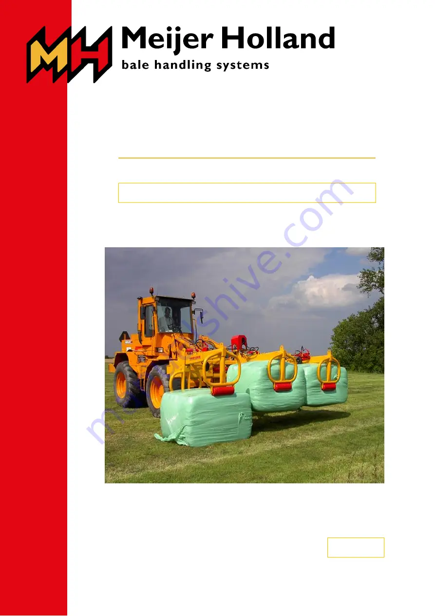 Meijer Holland Jumbo CKM1 Manual Download Page 1