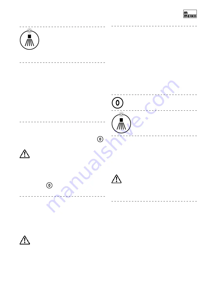 Meiko DV 270.2 Owner'S Installation, Operation And Maintenance Manual Download Page 16