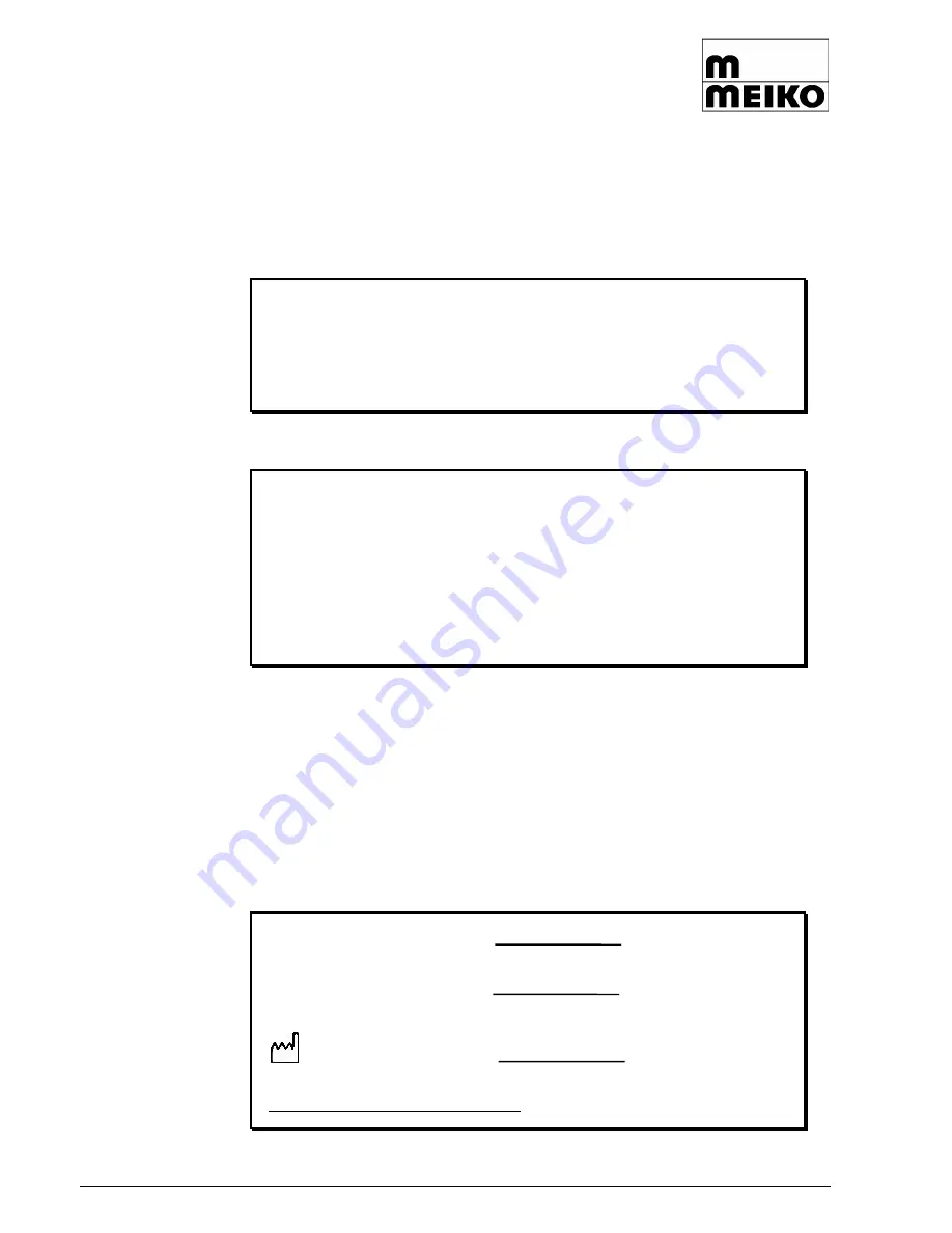 Meiko GK 60 Operating Instructions Manual Download Page 4