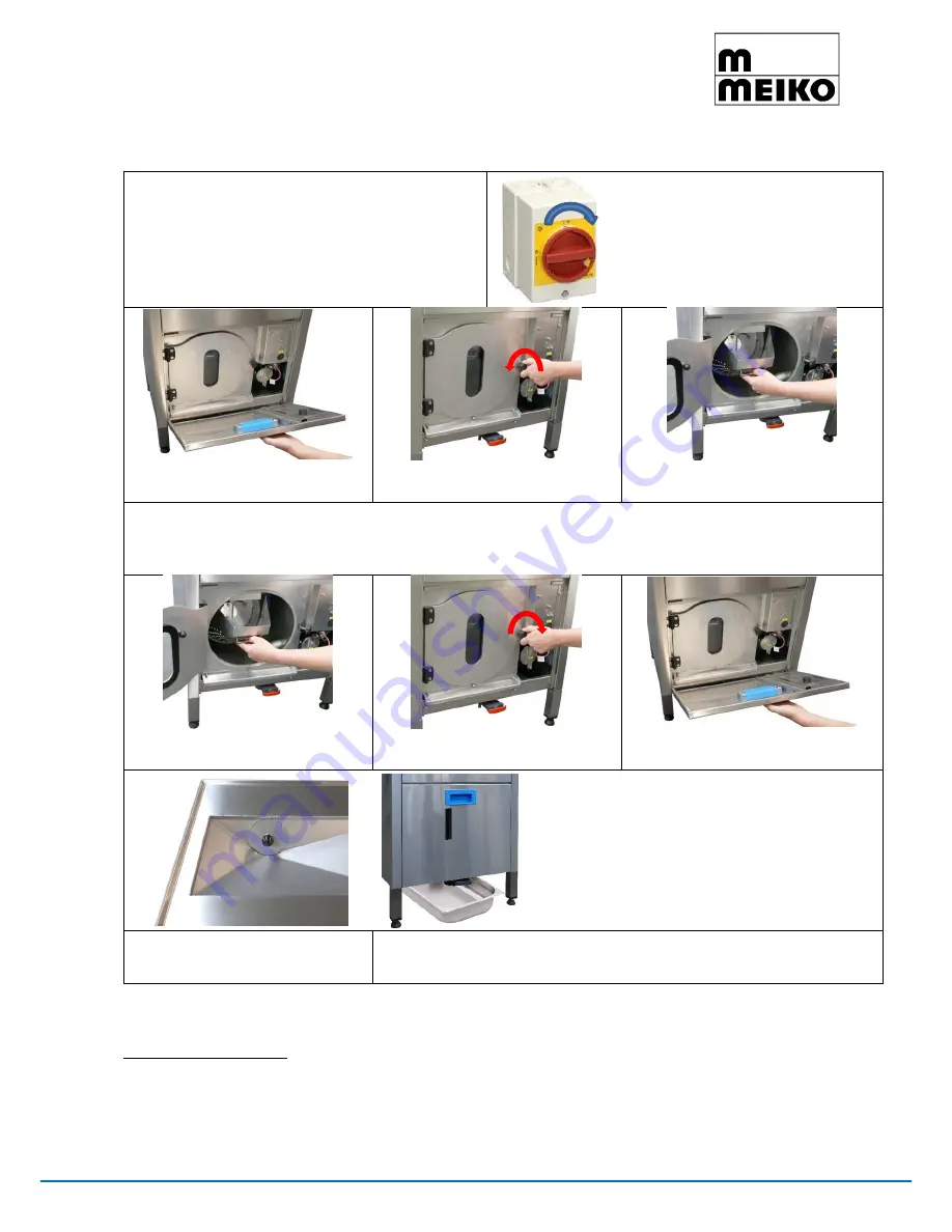 Meiko WasteStar CC Operating Instructions Manual Download Page 22