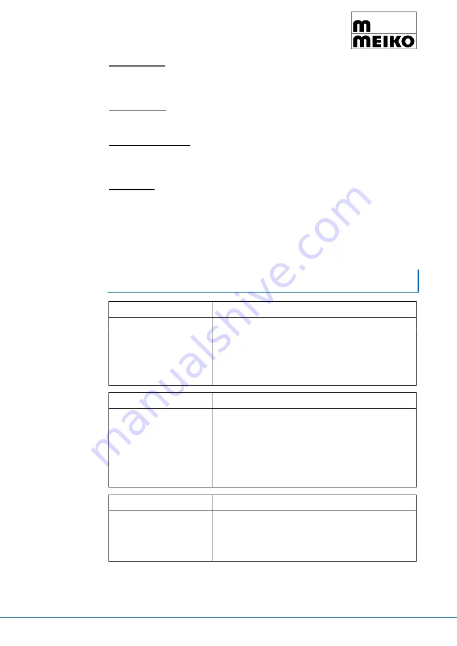 Meiko WS 125 Operating Instructions Manual Download Page 26