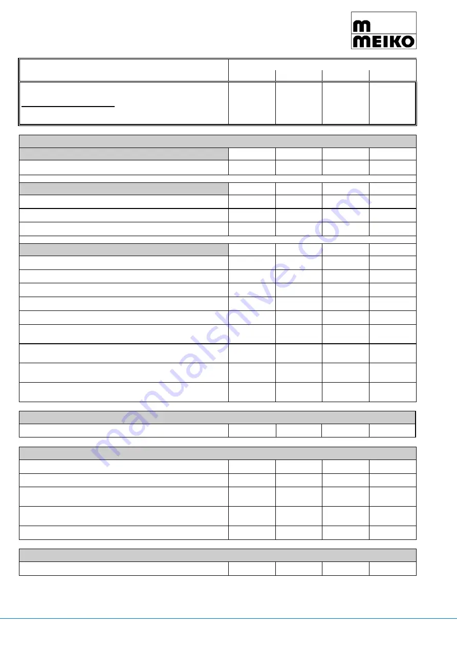 Meiko WS 125 Operating Instructions Manual Download Page 34