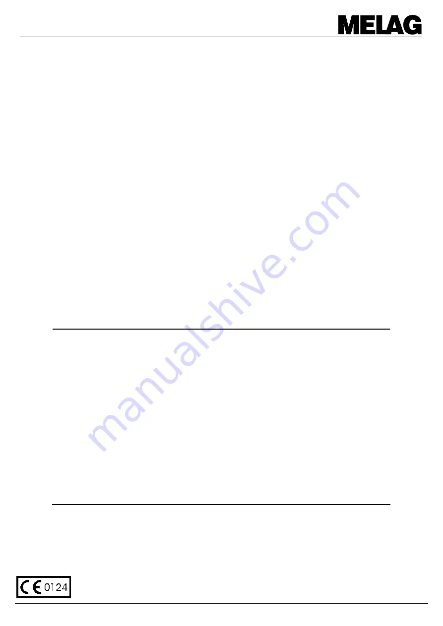 MELAG MELAquick 12 Operation Manual Download Page 1