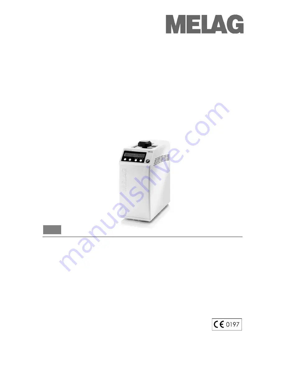 MELAG MELAquick 12+ User Manual Download Page 1