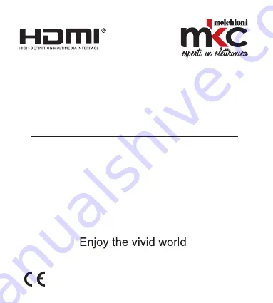 Melchioni 149029712 User Manual Download Page 1