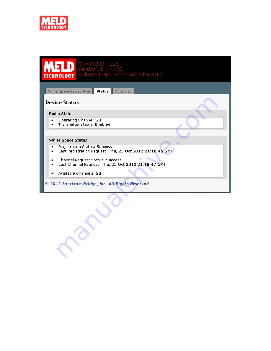 Meld Technology MT300 Operator'S Manual Download Page 13