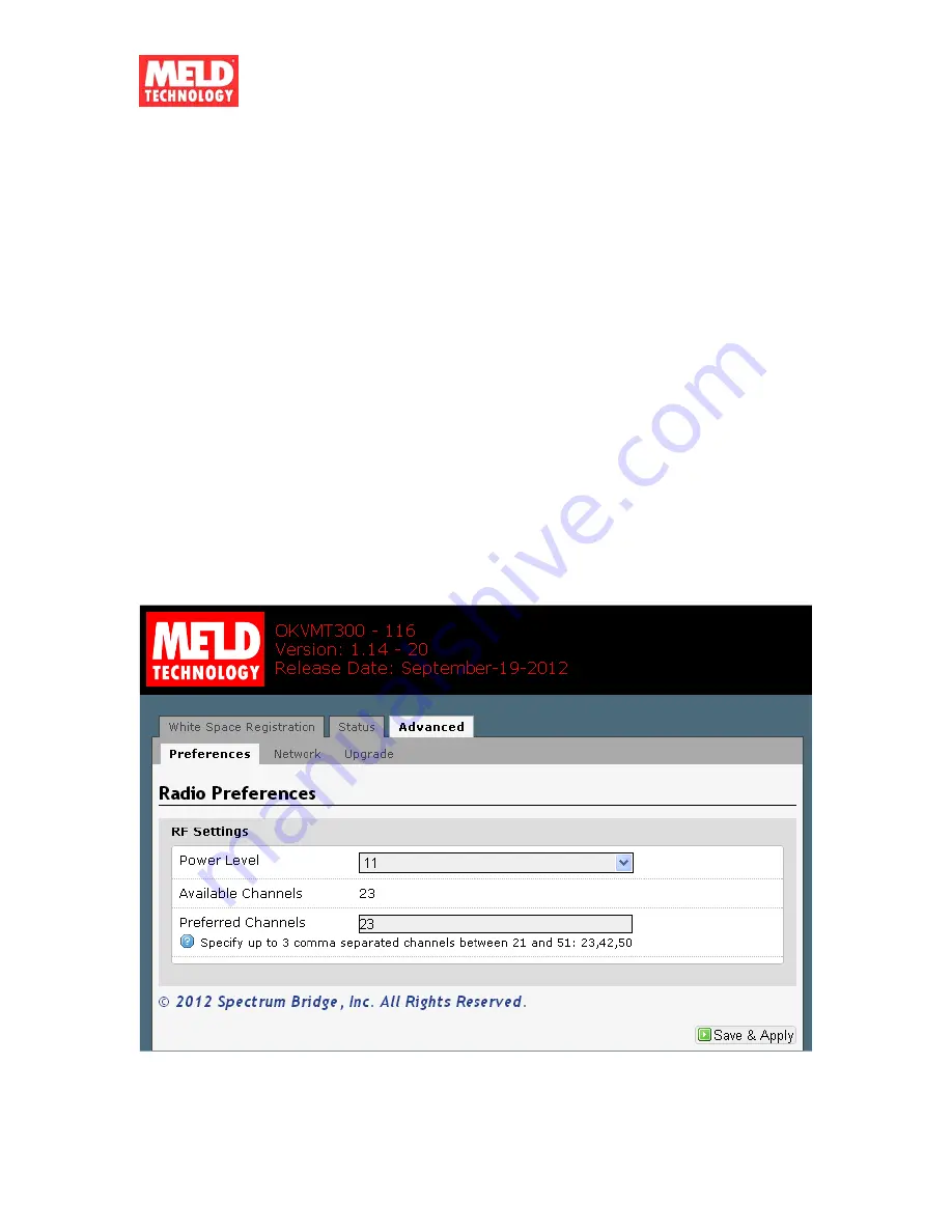 Meld Technology MT300 Operator'S Manual Download Page 14