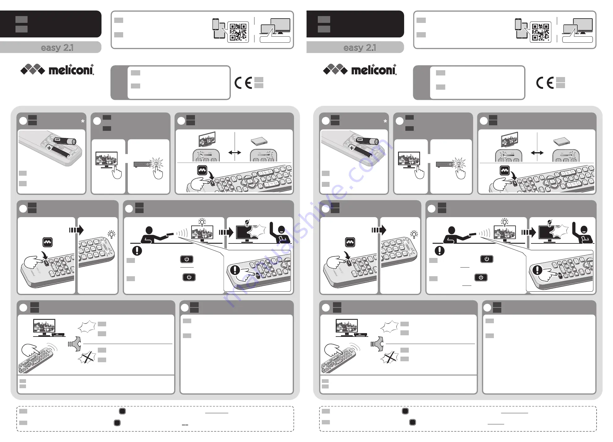 MELICONI easy 2.1 Quick Manual Download Page 2