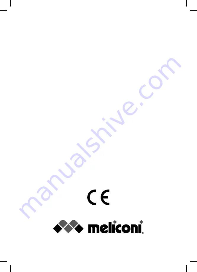 MELICONI HP 150 Instruction Manual Download Page 8