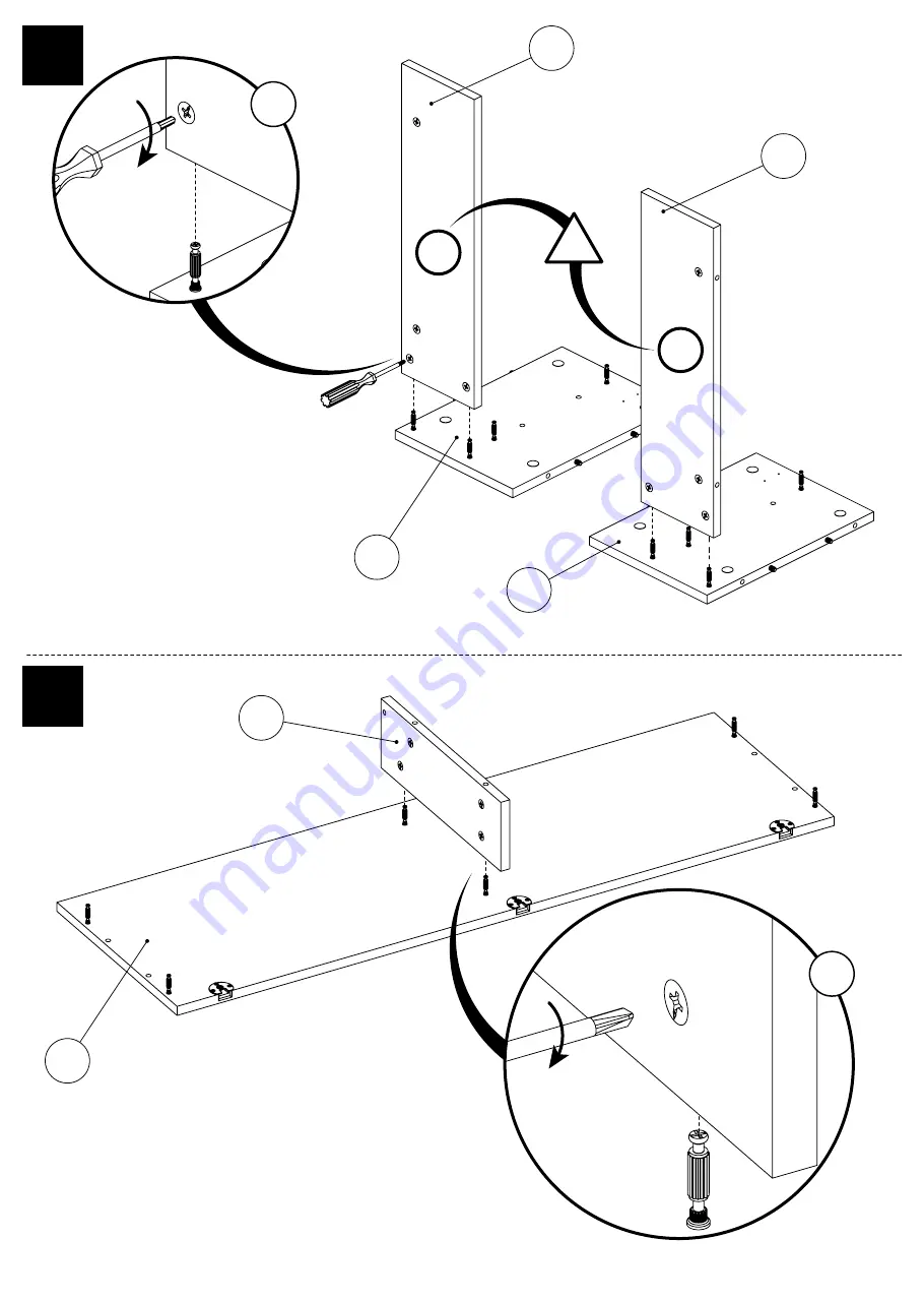 MELICONI Topline Altanta 120 Assembly Instruction Manual Download Page 9