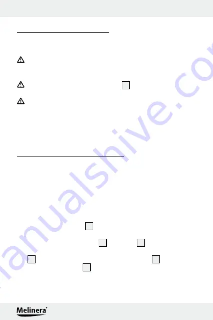 MELINERA Z30094A Assembly, Operating And Safety Instructions Download Page 33