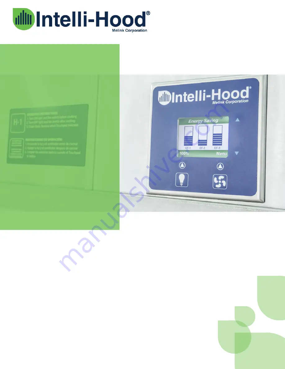 Melink Intelli-Hood IH3 SC Manual Download Page 1