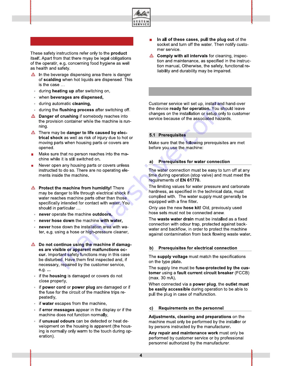 Melitta Bar-cube Operating Instructions Manual Download Page 4