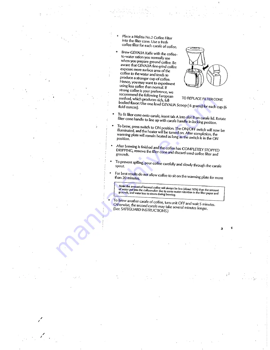 Melitta BCM-4C Operating Instructions Download Page 4