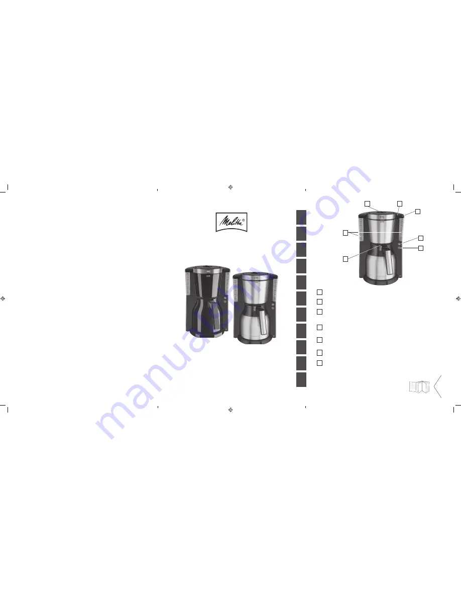 Melitta LOOK Therm DeLuxe Operating Instructions Manual Download Page 1