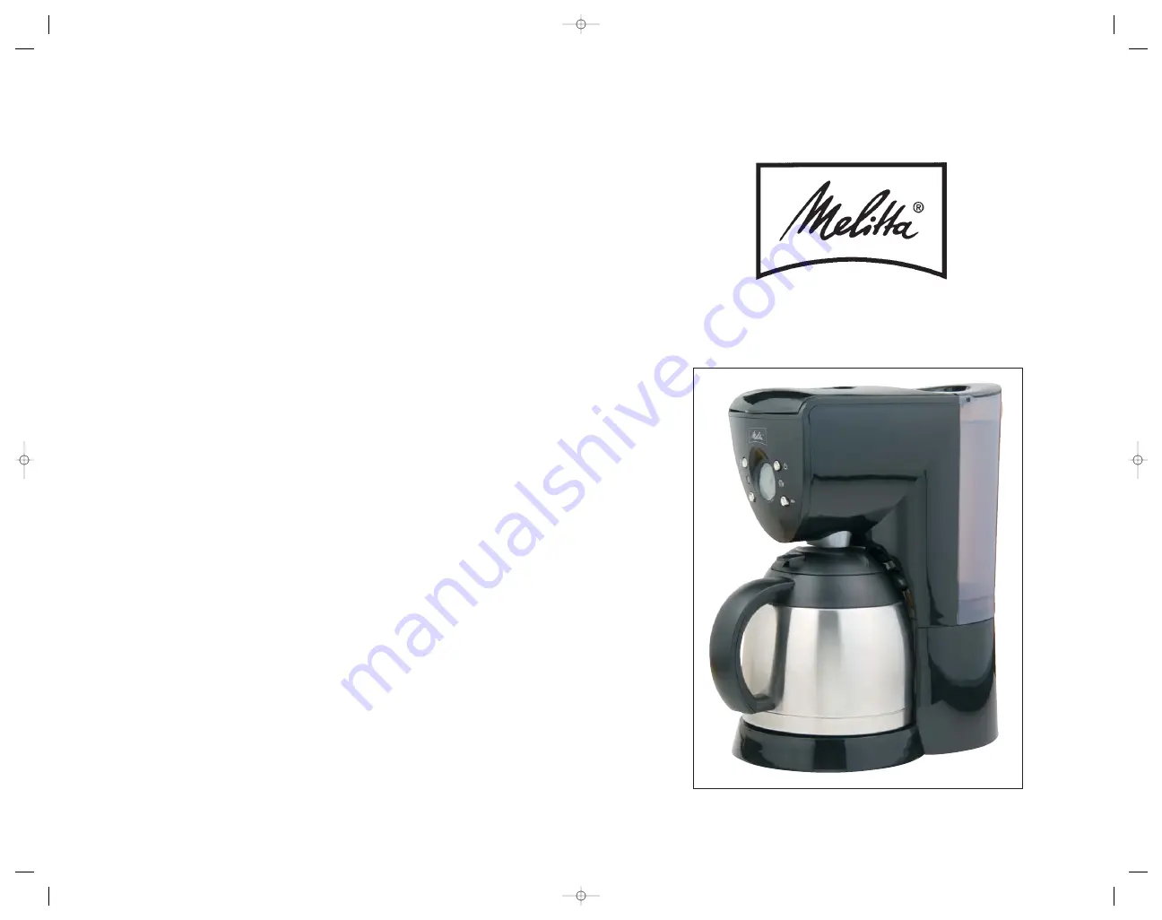 Melitta ME10DTB Скачать руководство пользователя страница 14