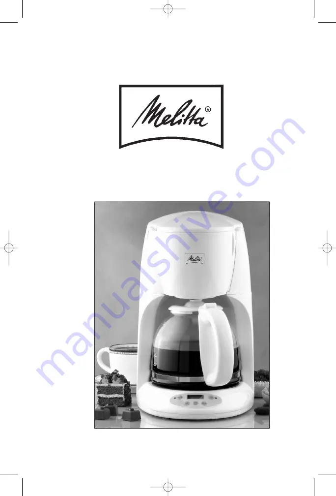 Melitta ME12CDB Use And Care Manual Download Page 1