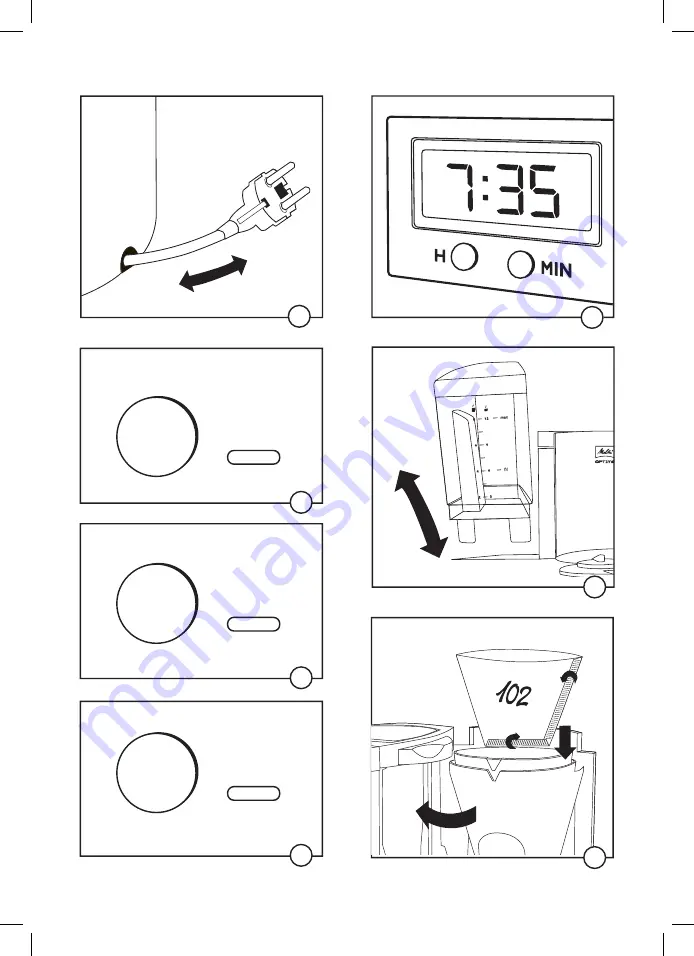 Melitta OPTIMA Timer Operating Instructions Manual Download Page 3