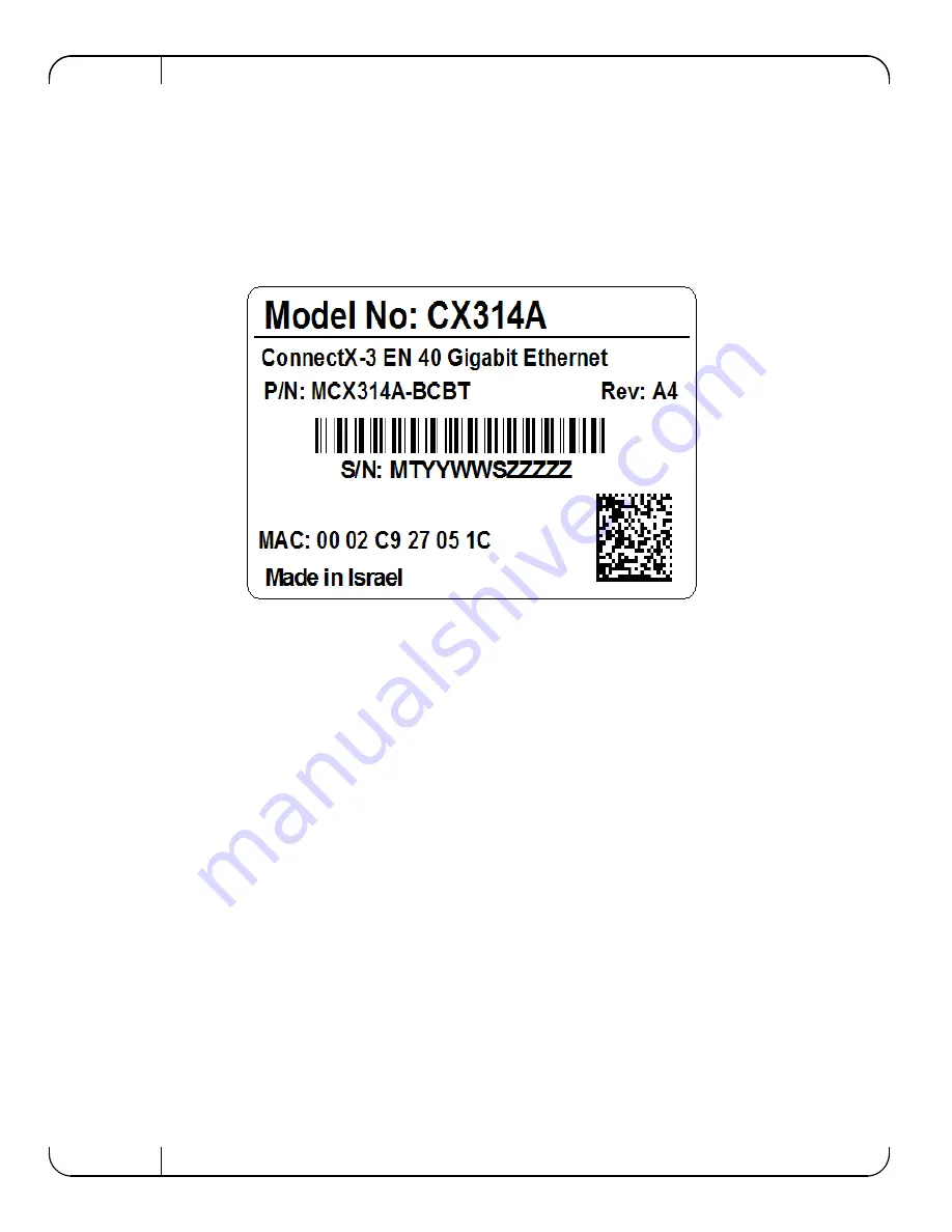 Mellanox Technologies ConnectX-3 MCX313A-BCBT Скачать руководство пользователя страница 56