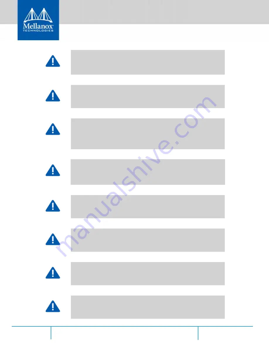 Mellanox Technologies MUA9402E-2SF-100 Скачать руководство пользователя страница 43