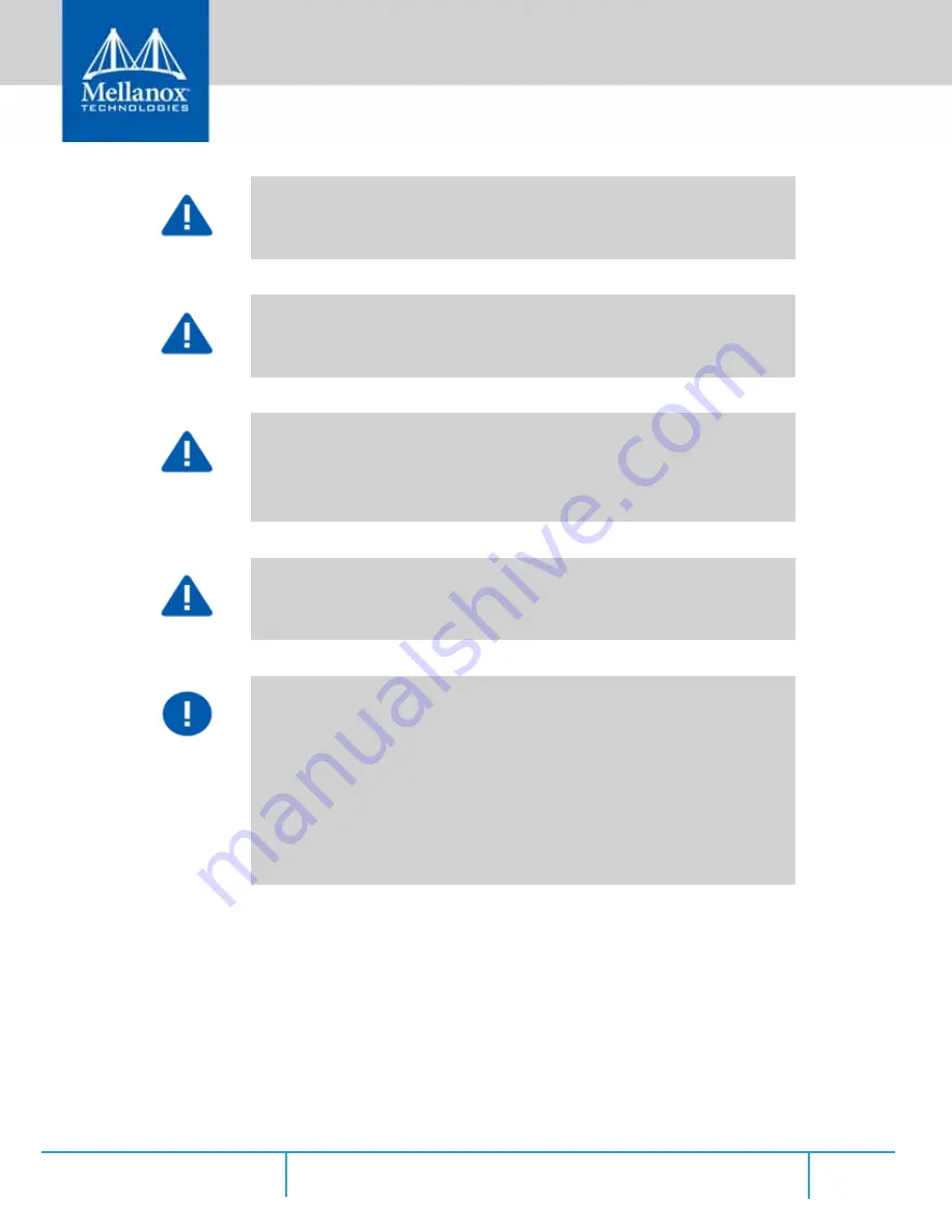 Mellanox Technologies MUA9402E-2SF-100 Скачать руководство пользователя страница 44