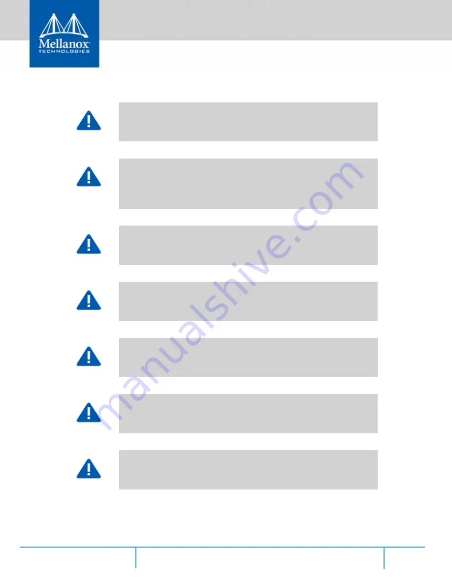 Mellanox Technologies MUA9402E-2SF-100 Hardware User Manual Download Page 46