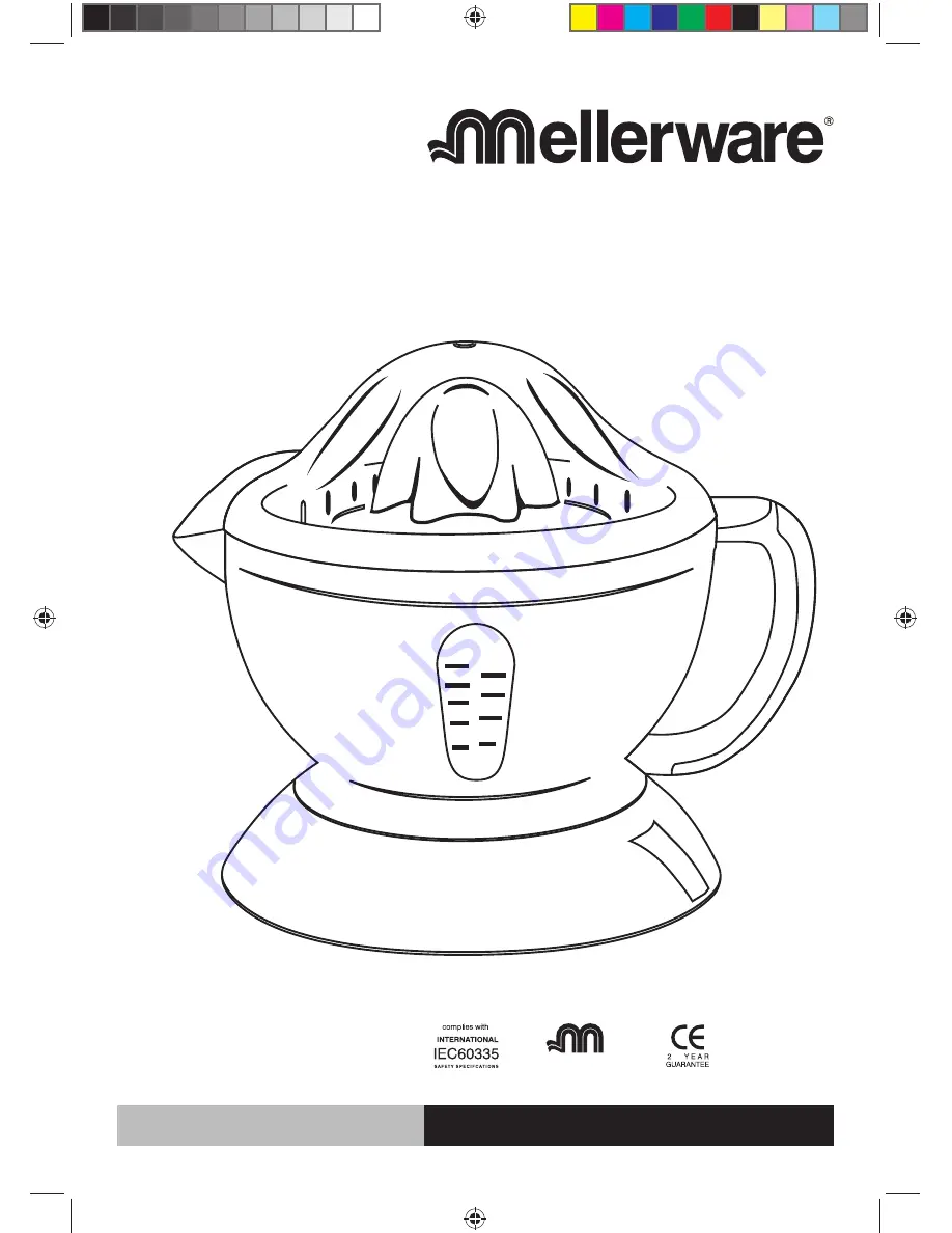 Mellerware CONTEMPORARY 26105 User Manual Download Page 1