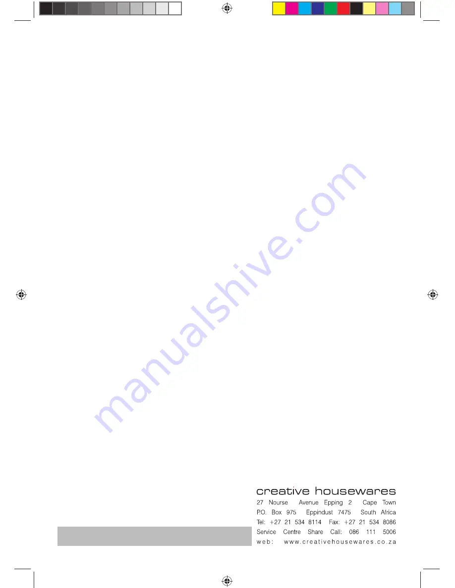 Mellerware CONTEMPORARY 26105 User Manual Download Page 4