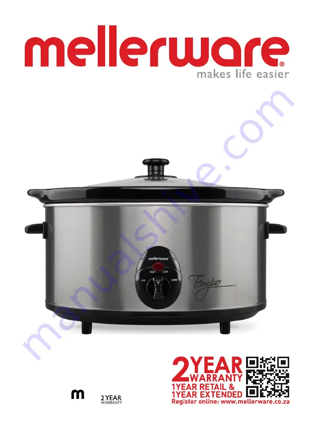 Mellerware TEMPO 27560A Скачать руководство пользователя страница 1