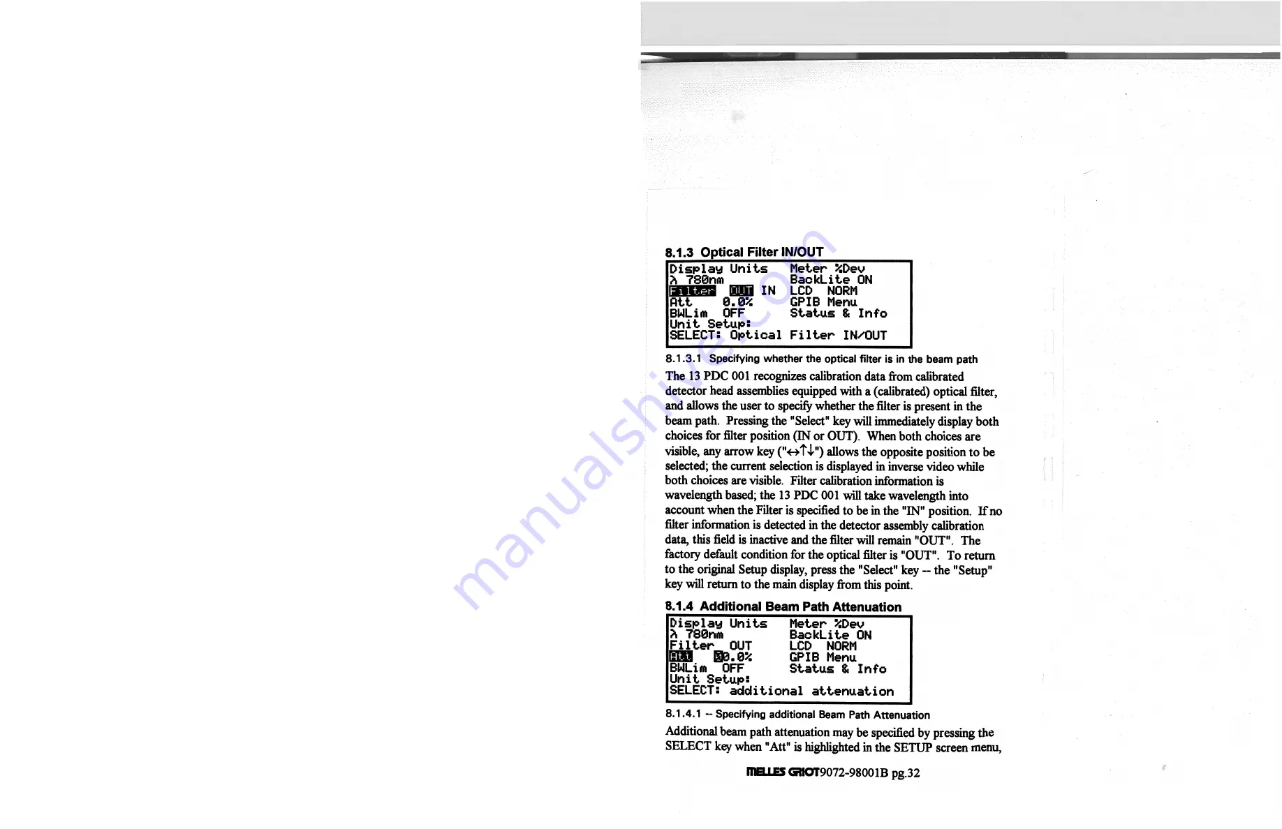 Melles Griot 13 PDC 001/IEEE Скачать руководство пользователя страница 41