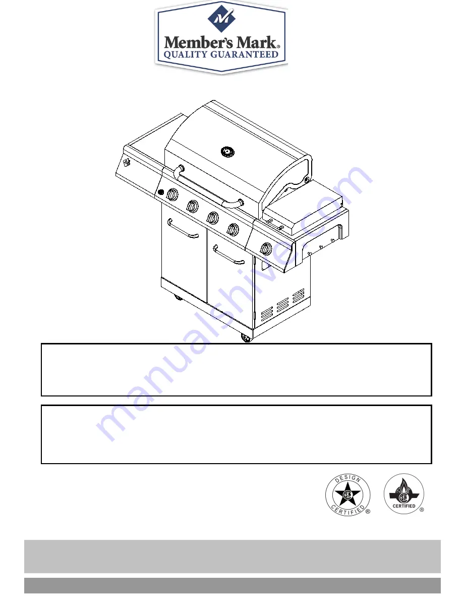 Member's Mark 720-0830G Скачать руководство пользователя страница 58