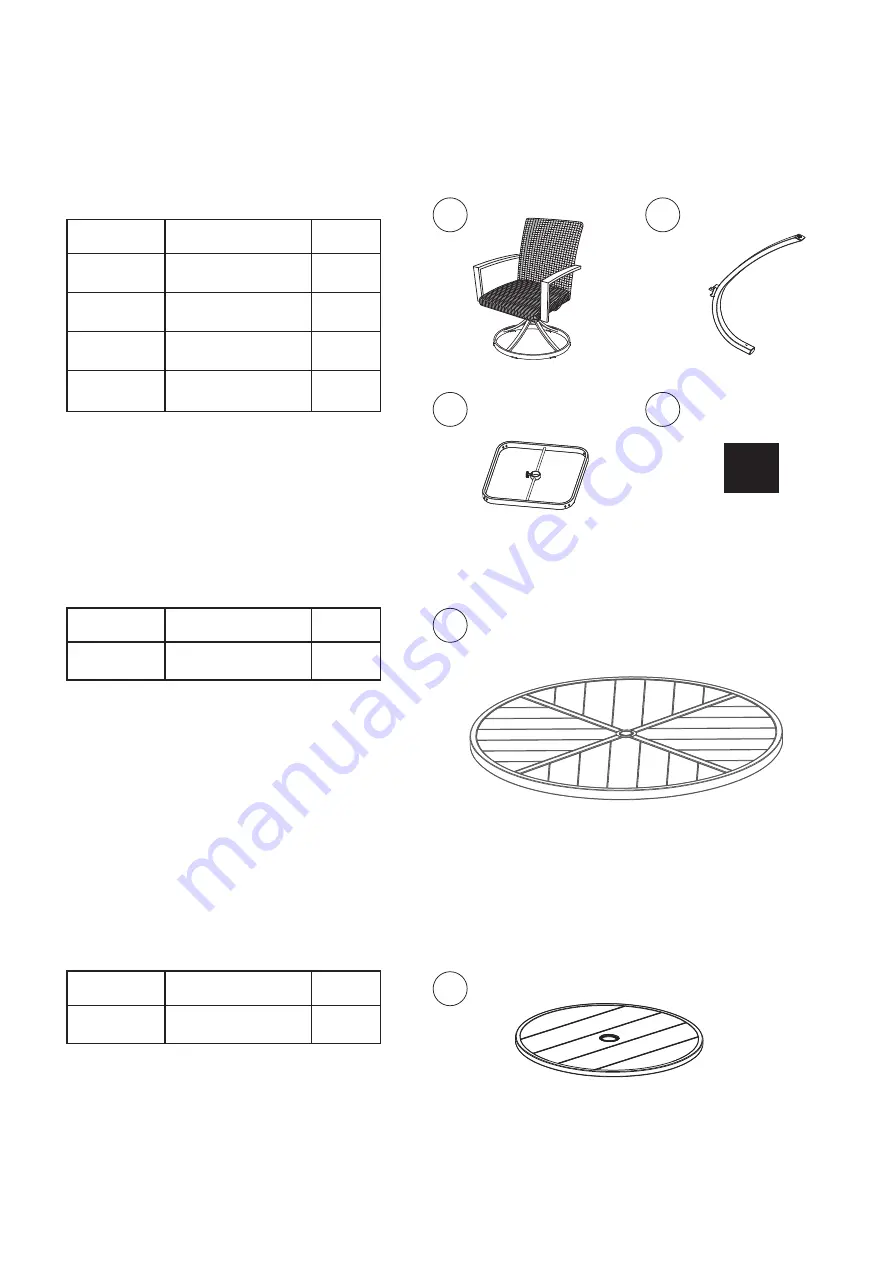 Member's Mark Fremont BFV01301-8PC Assembly Instructions & User Manual Download Page 4