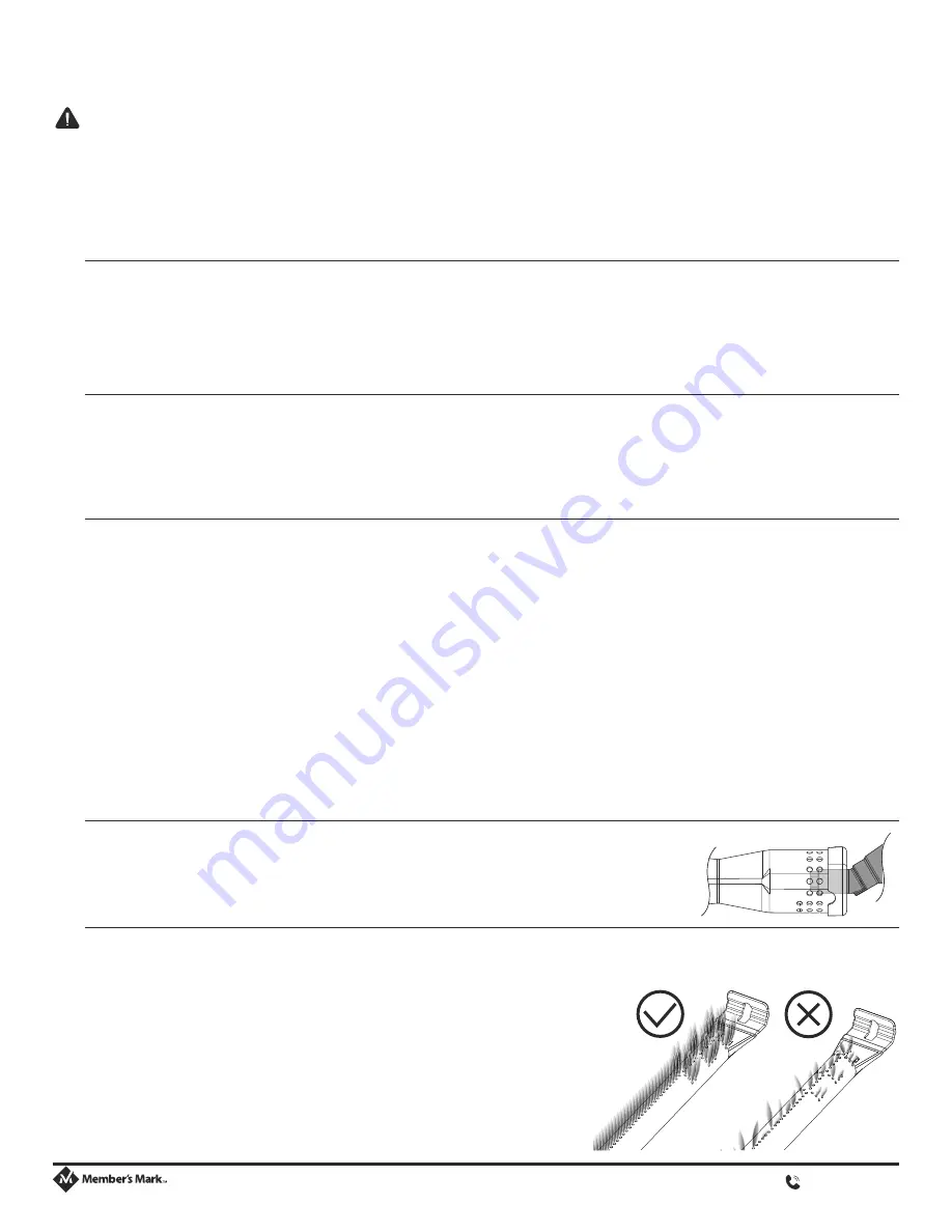 Member's Mark G62303 Assembly Instructions & User Manual Download Page 12