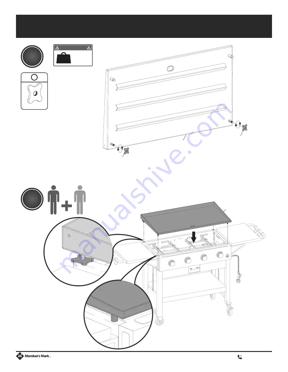 Member's Mark G70201 Assembly Instructions & User Manual Download Page 37