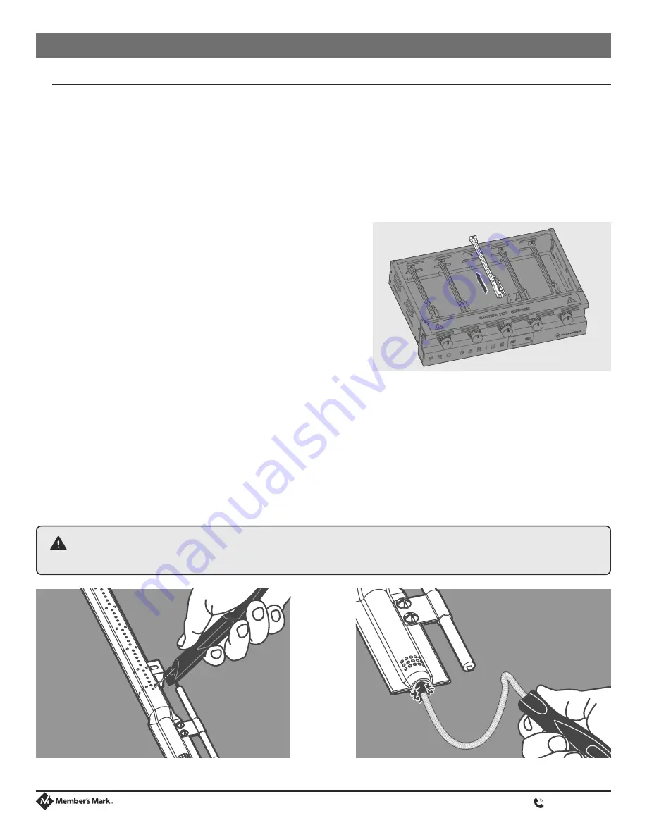 Member's Mark G70302 Assembly Instructions & User Manual Download Page 17