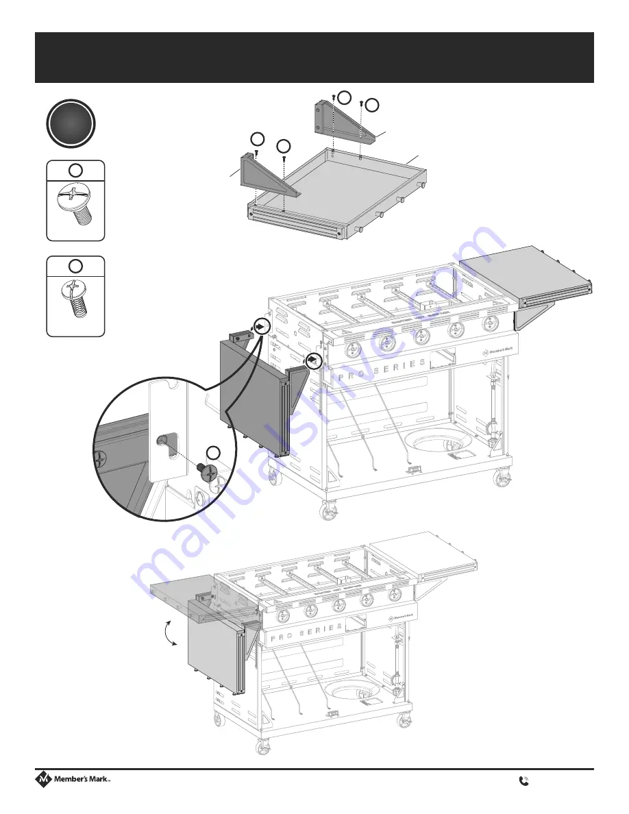 Member's Mark G70302 Assembly Instructions & User Manual Download Page 33