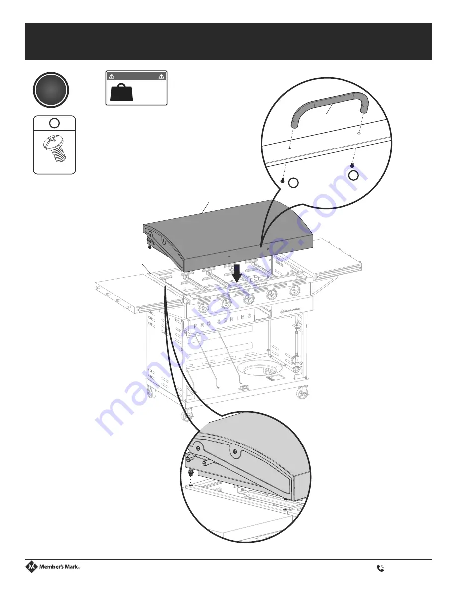 Member's Mark G70302 Assembly Instructions & User Manual Download Page 34