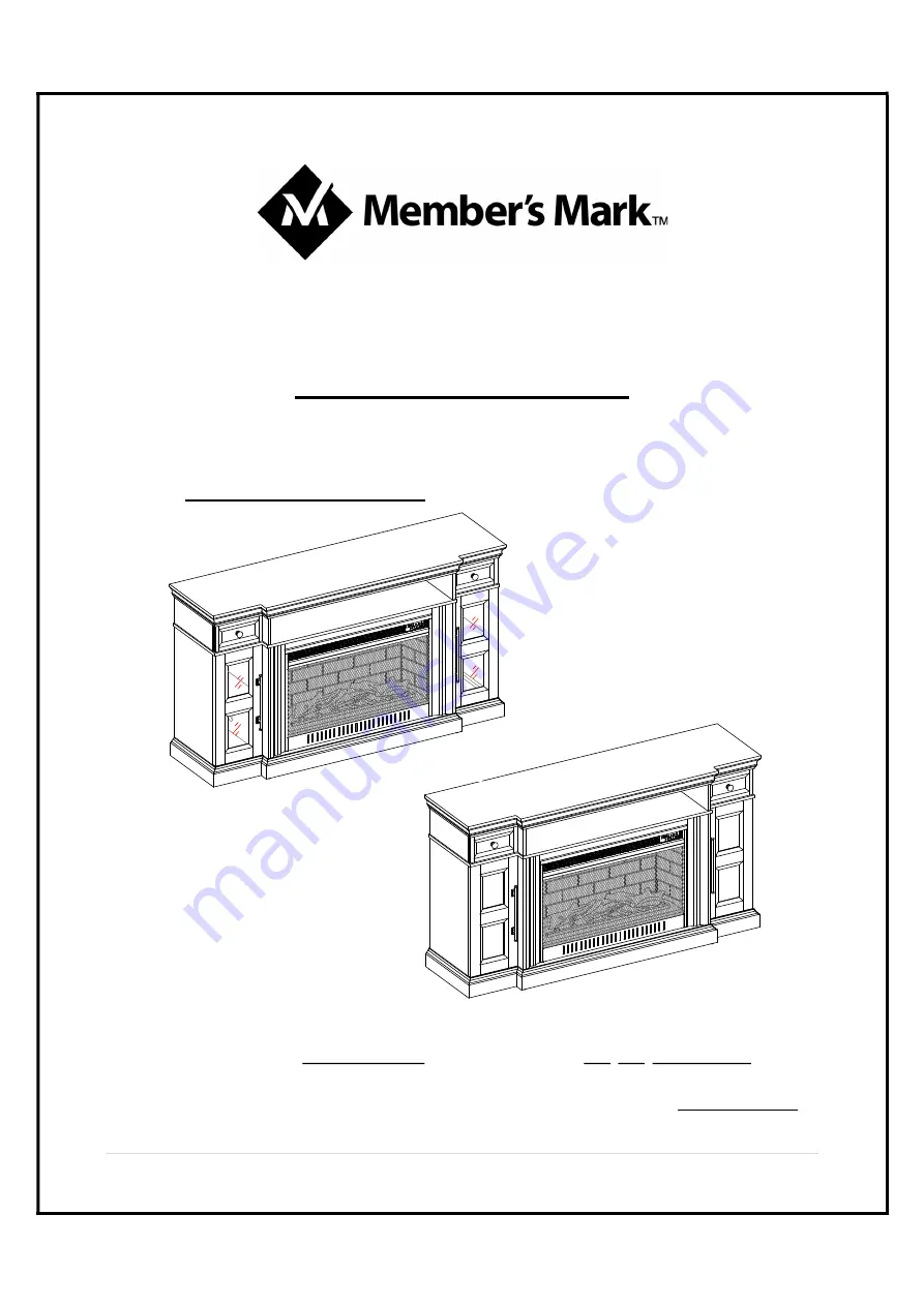 Member's Mark Manhattan SMFPC-33-2 Assembly Instructions & User Manual Download Page 15