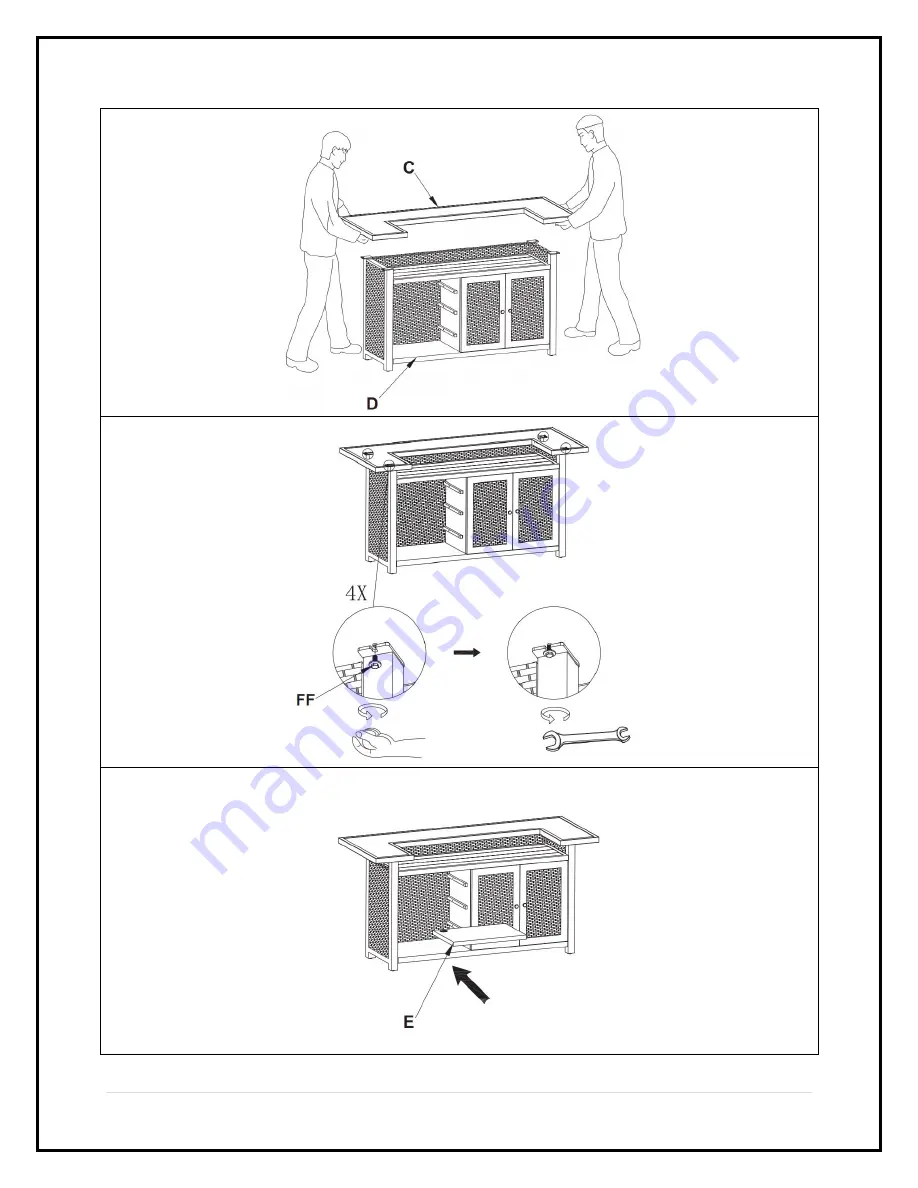 Member's Mark Powell FRA10396HST Assembly Instructions & User Manual Download Page 8