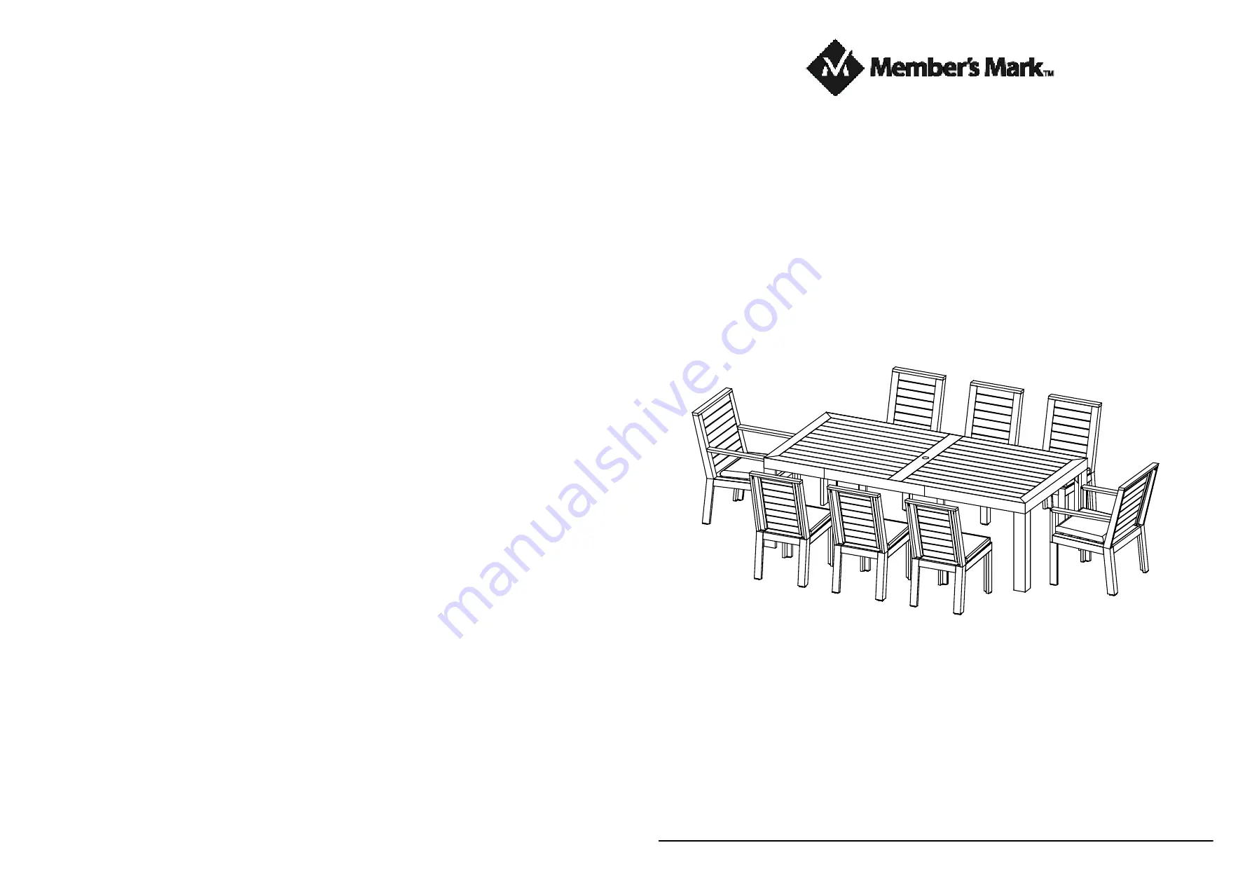 Member's Mark TM610509 Скачать руководство пользователя страница 5