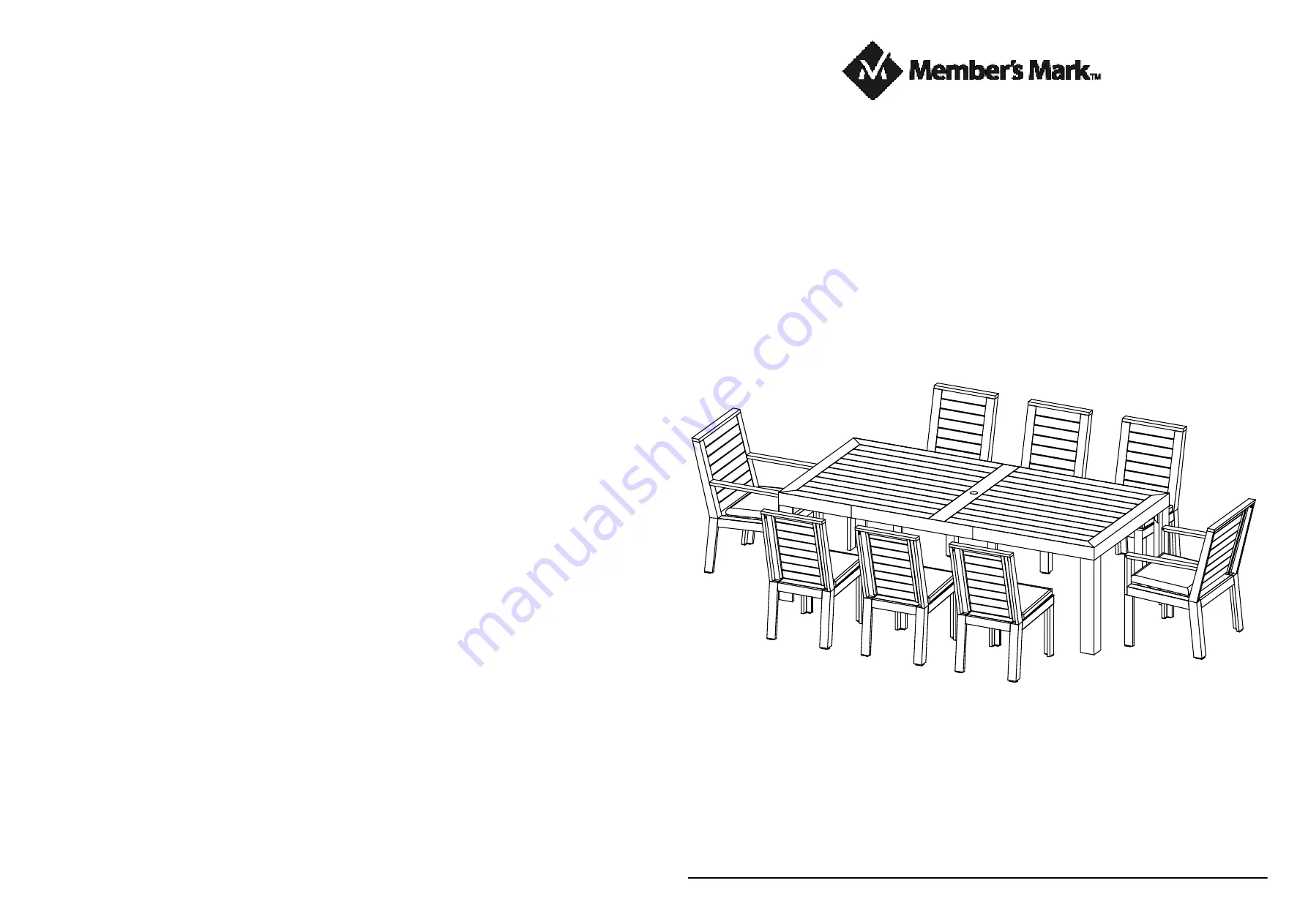 Member's Mark TM610509 Скачать руководство пользователя страница 9